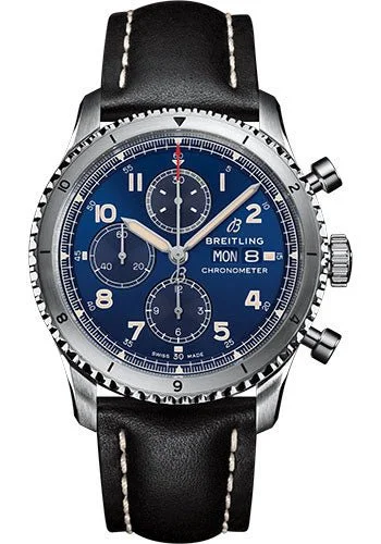 Breitling Aviator 8 Chronograph Blue Dial