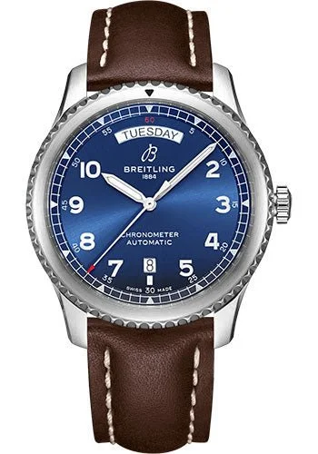 Breitling Aviator 8 Automatic Day & Date Blue Dial