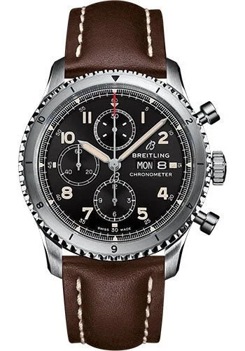 Breitling Aviator 8 Chronograph Black Dial