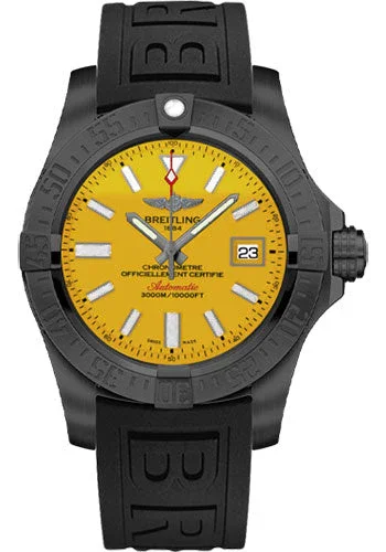 Breitling Avenger II Seawolf Limited Edition Cobra Yellow Dial