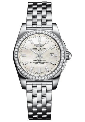 Breitling Galactic Mother Of Pearl Dial