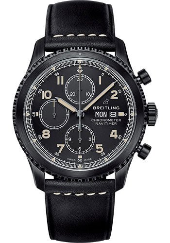 Breitling Aviator 8 Chronograph Black Dial