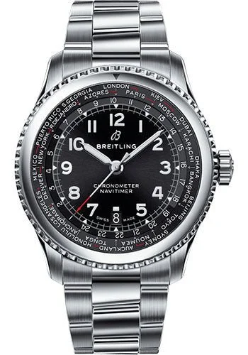 Breitling Aviator 8 B35 Unitime Black Dial