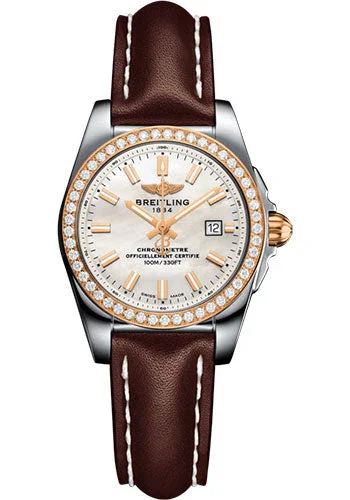 Breitling Galactic Mother Of Pearl Dial