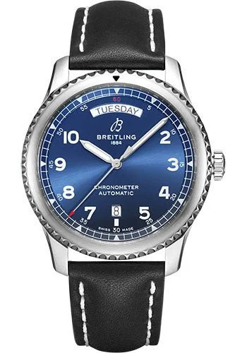 Breitling Aviator 8 Automatic Day & Date Blue Dial