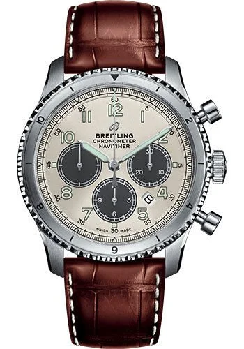 Breitling Aviator 8 B01 Chronograph Silver Dial