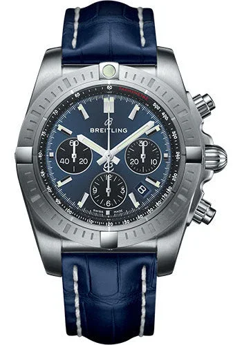 Breitling Chronomat B01 Chronograph Blackeye Blue Dial