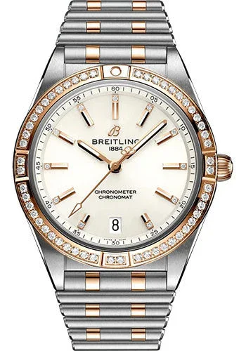 Breitling Chronomat White Diamond Dial