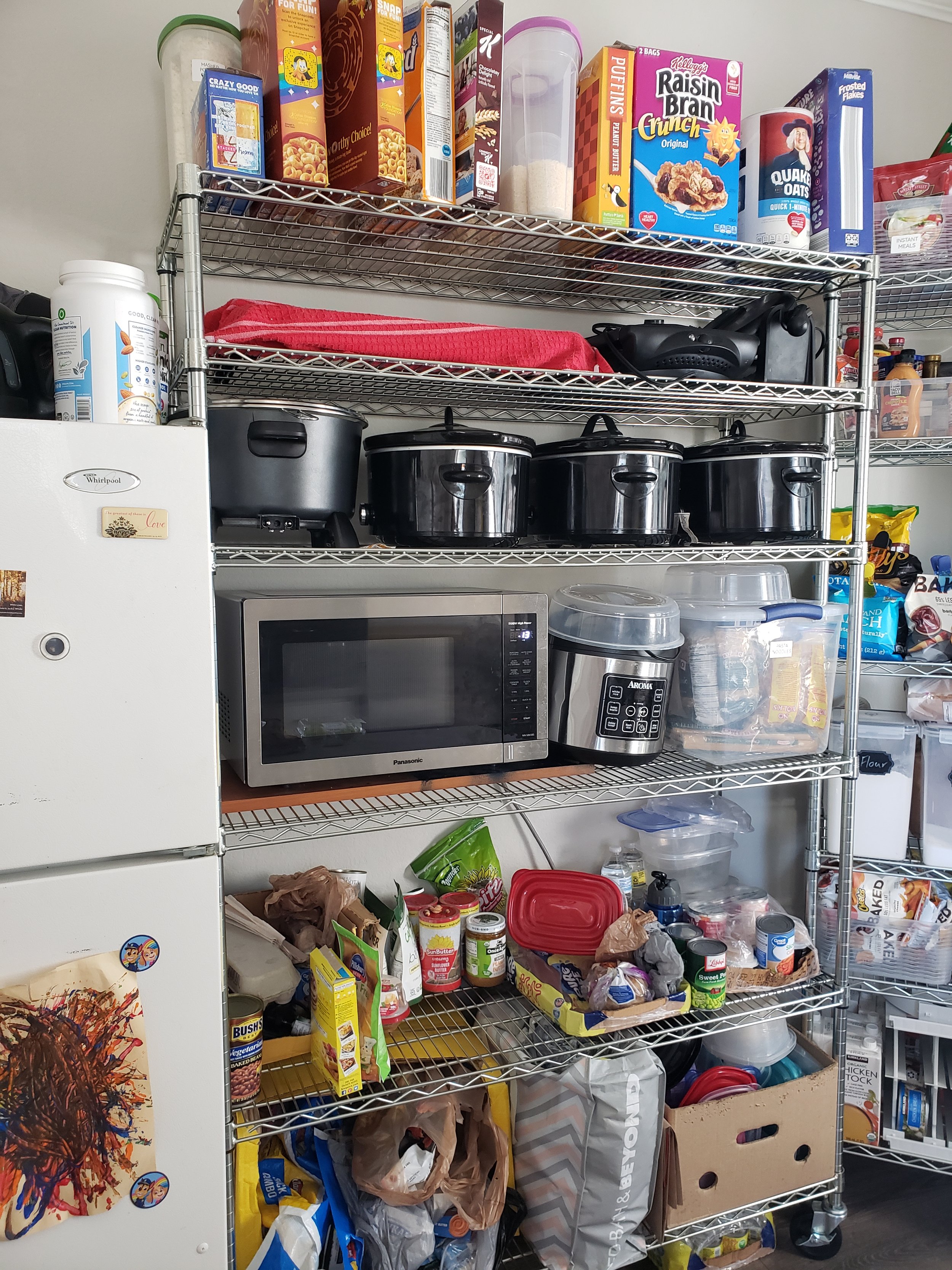 Left Shelf Before