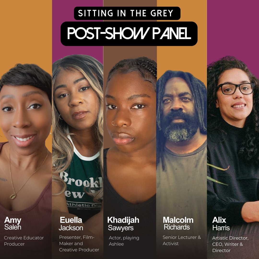 We have an amazing panel lined up for the post-show discussion following next weeks Sitting in the Grey performance at Emmanuel Hall on Thursday 5th November. Hosted by Award-winning presenter, film-maker and creative producer Euella Jackson includin