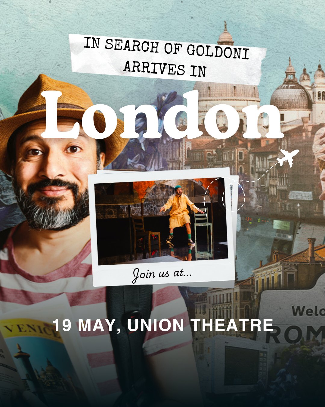 Looking for some early week plans? In Search of Goldoni plays at Union Theatre, Southwark today, Monday 19th! Starting at 8pm you've got time to grab a friend, grab some dinner and grab a ticket. Join us for what's going to be another entertaing, emo