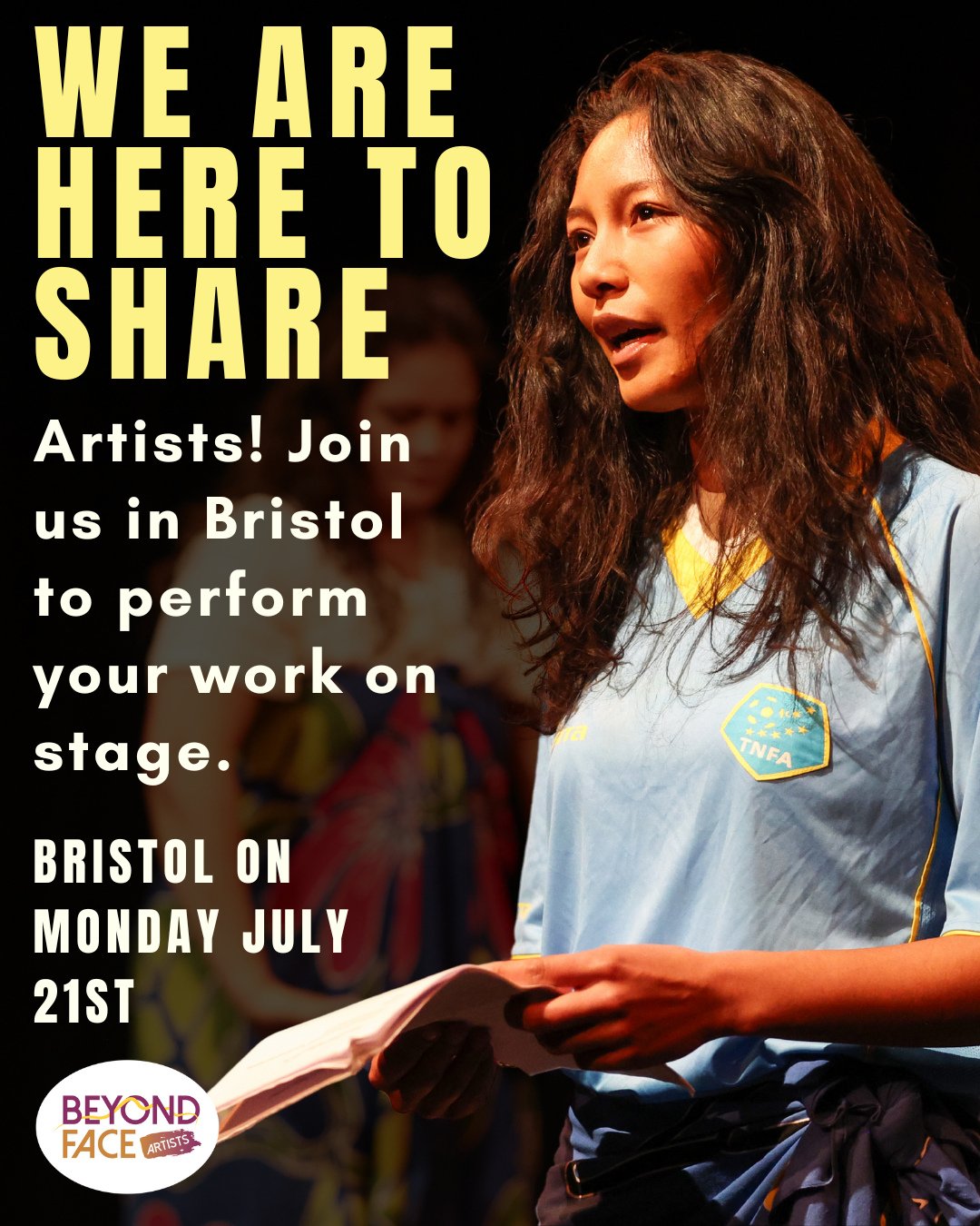 📣 Artists, come and perform your work!! ⁠
⁠
We are Here to Share is back! Yes, our next Scratch Night is taking place at  Bristol Old Vic in July. ⁠
⁠
So, if you're a global majority artist/creative based in and around Bristol with work you're devel