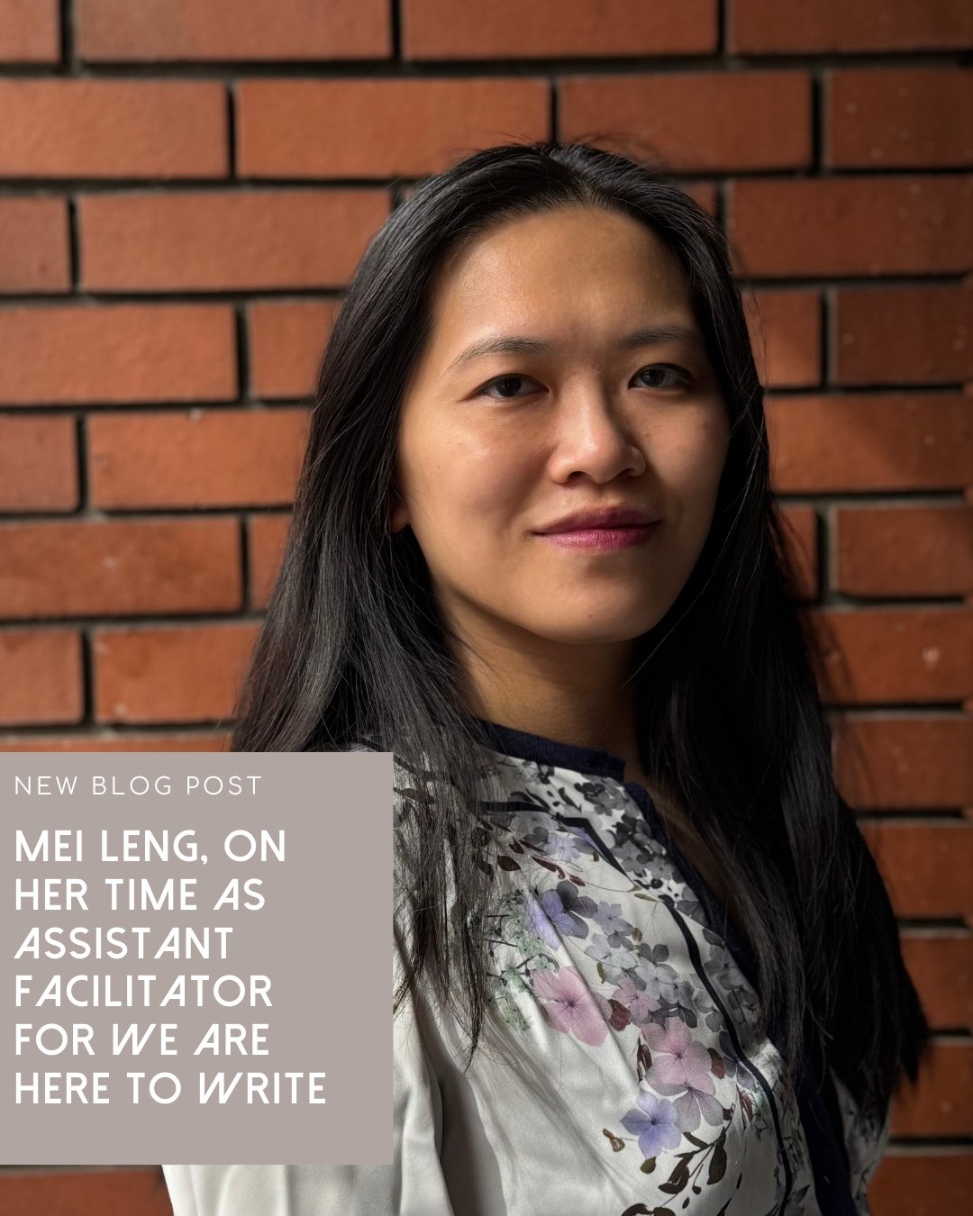 What&rsquo;s new on the Beyond Face blog? ⁠
⁠
Every term, we invite a member of our We are Here to Write group to join Corinne as an Assistant Facilitator. This time, Mei Lengshares their reflections on the intention and curation that goes into these
