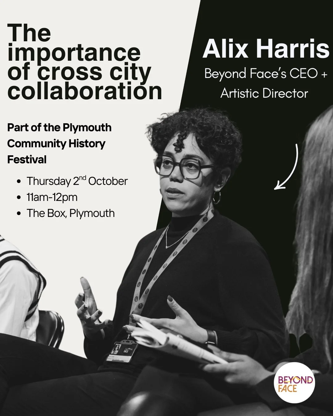 As part of the 2025 Plymouth Community History Festival Alix Harris, CEO &amp; Artistic Director of Beyond Face will be talking about the power of youth exchanges and their impact on young people. Discover how taking the Beyond Face Youth Company on 
