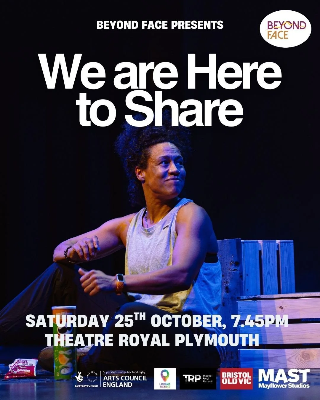 For (almost) 15 months our Associate Artists have been developing new stories with the support of Beyond Face. They brought their work to various venues across the South West and on 25th October you've got the chance to witness their pieces at the en