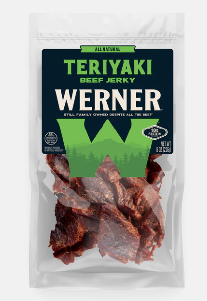 Werner Teriyaki Jerky 8oz