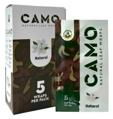 Camo Natural Leaf Wraps - Natural