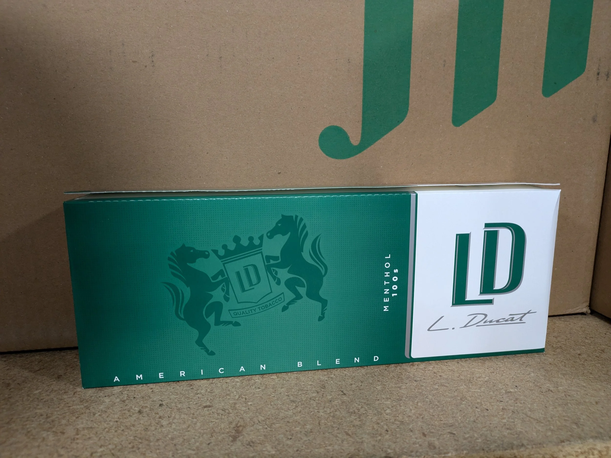 ld.cigarettes LD Menthol Dark 100 Box — Burke's Distributing