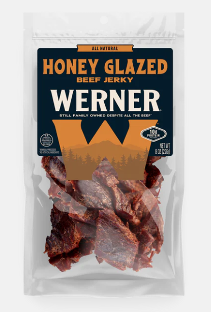 Werner Honey Glazed Jerky 8oz