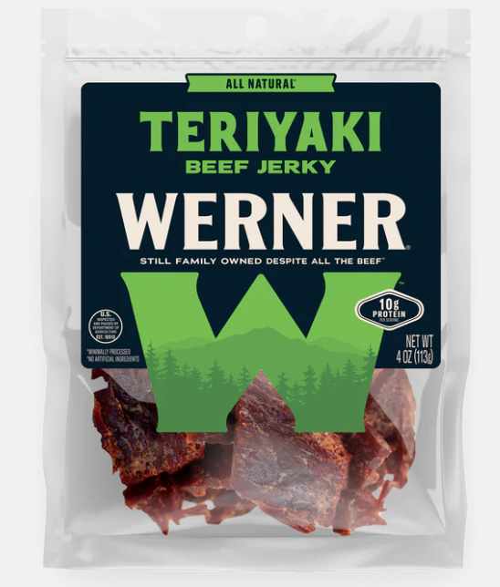 Werner Teriyaki Jerky 4oz