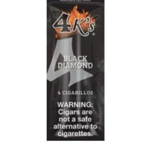4K's - 4 pack cigarillos - Black Diamond