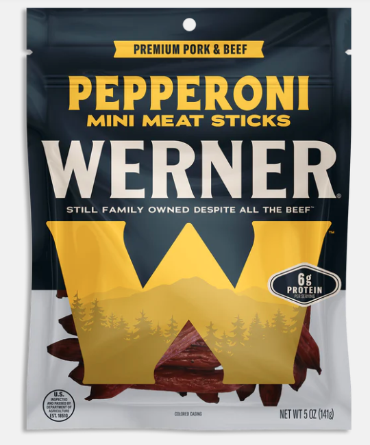 Werner Pepperoni Mini Stick 5oz