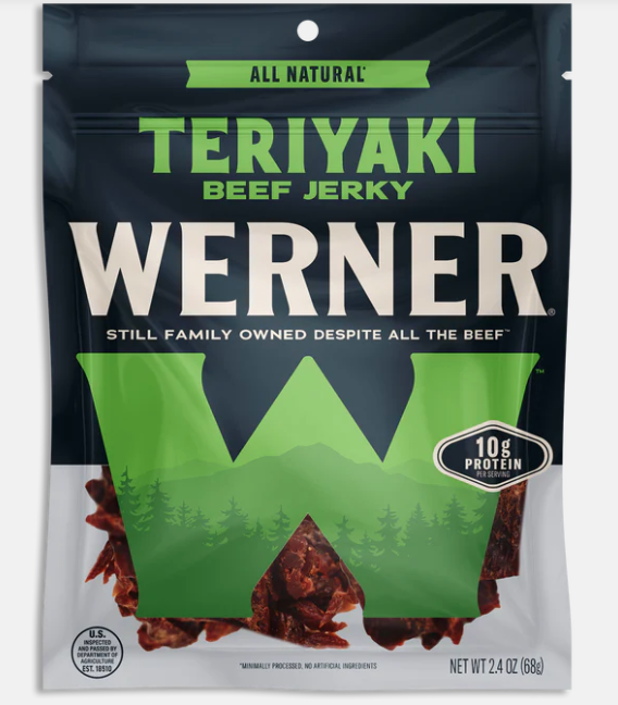 Werner Teriyaki Jerky 2.4oz