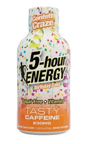 5 Hour Energy Extra Confetti Craze