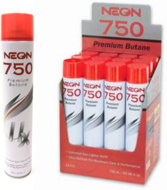 Neon 750mL 11x Butane