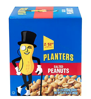 Planters Salted Peanuts - 1.75 oz.