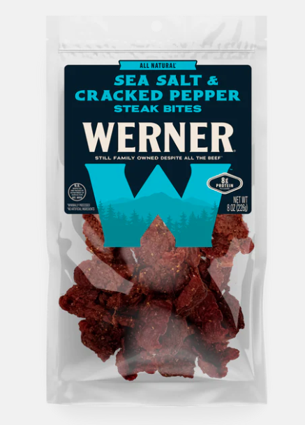 Werner Sea Salt & Cracked Pepper Jerky