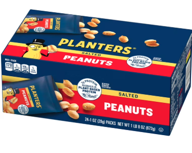 Planters 24-ct 1oz Salted Peanuts