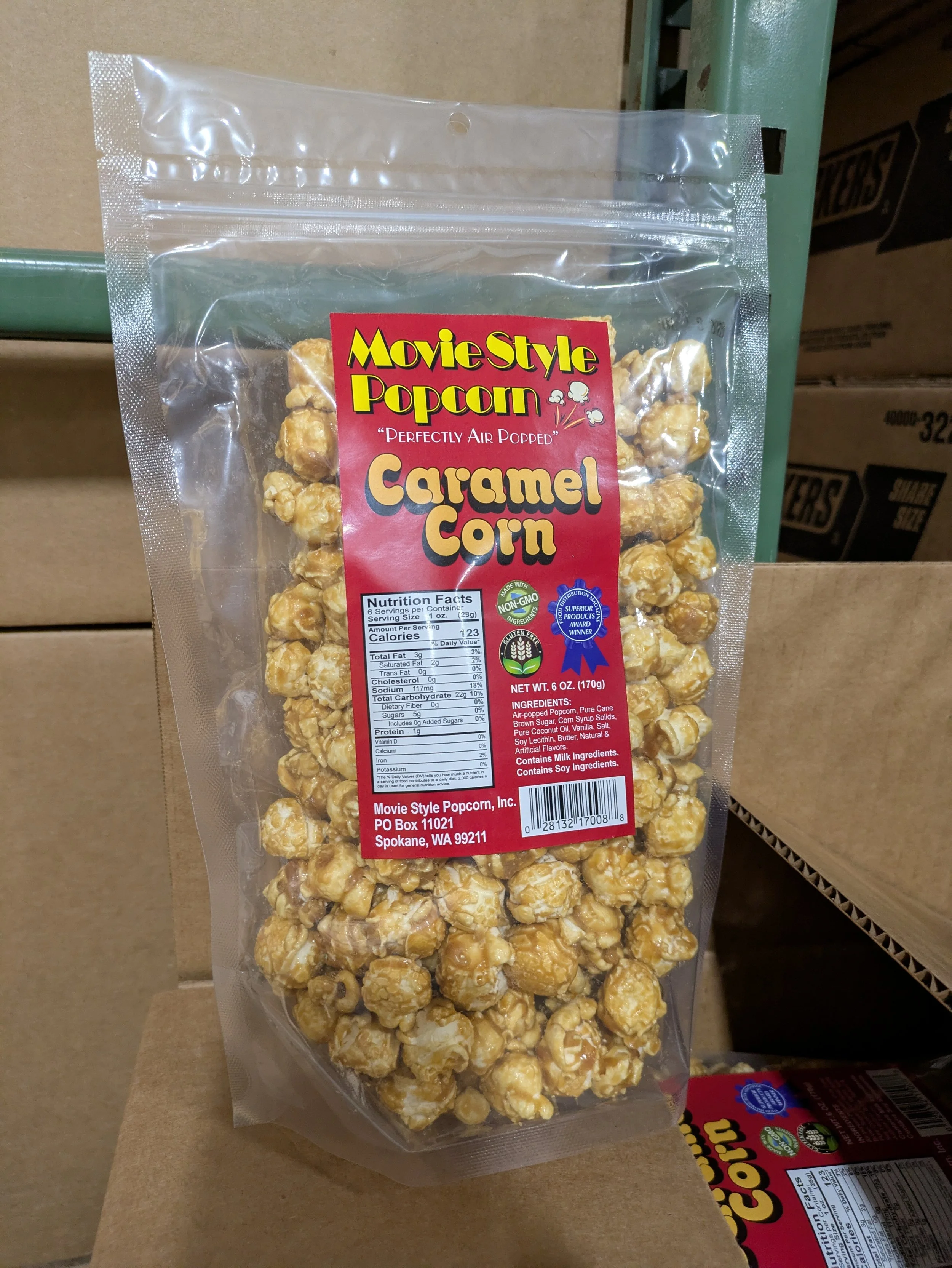 Movie Style Popcorn Caramel 6oz