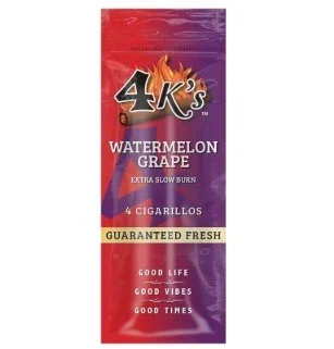 4k's - 4 pack cigarillos - Watermelon Grape