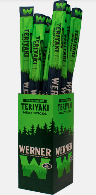 Werner Individually Wrapped Teriyaki Stick 24ct