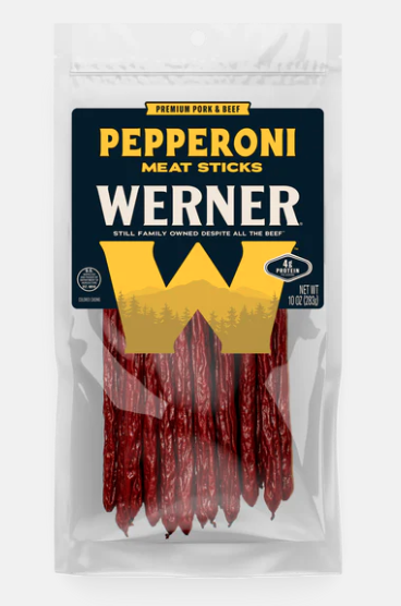 Werner 9" Pepperoni Stick 10oz