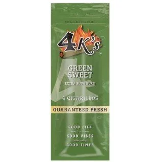4k's - 4 pack cigarillos - Green Sweets