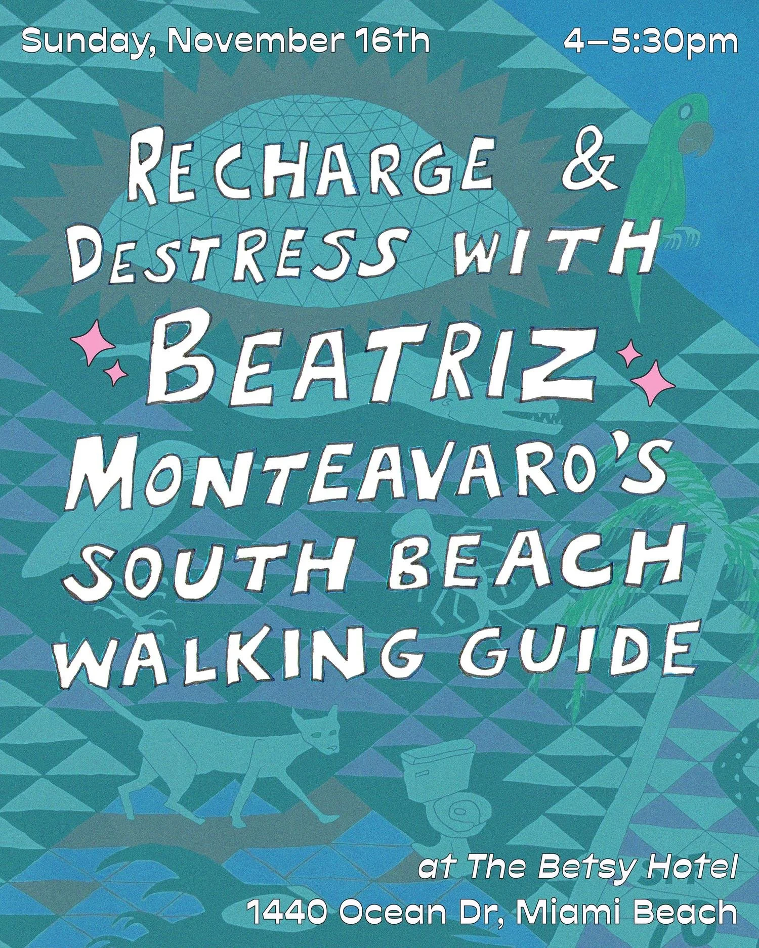 Recharge & Destress: A Walking Zine Release with Beatriz Monteavaro