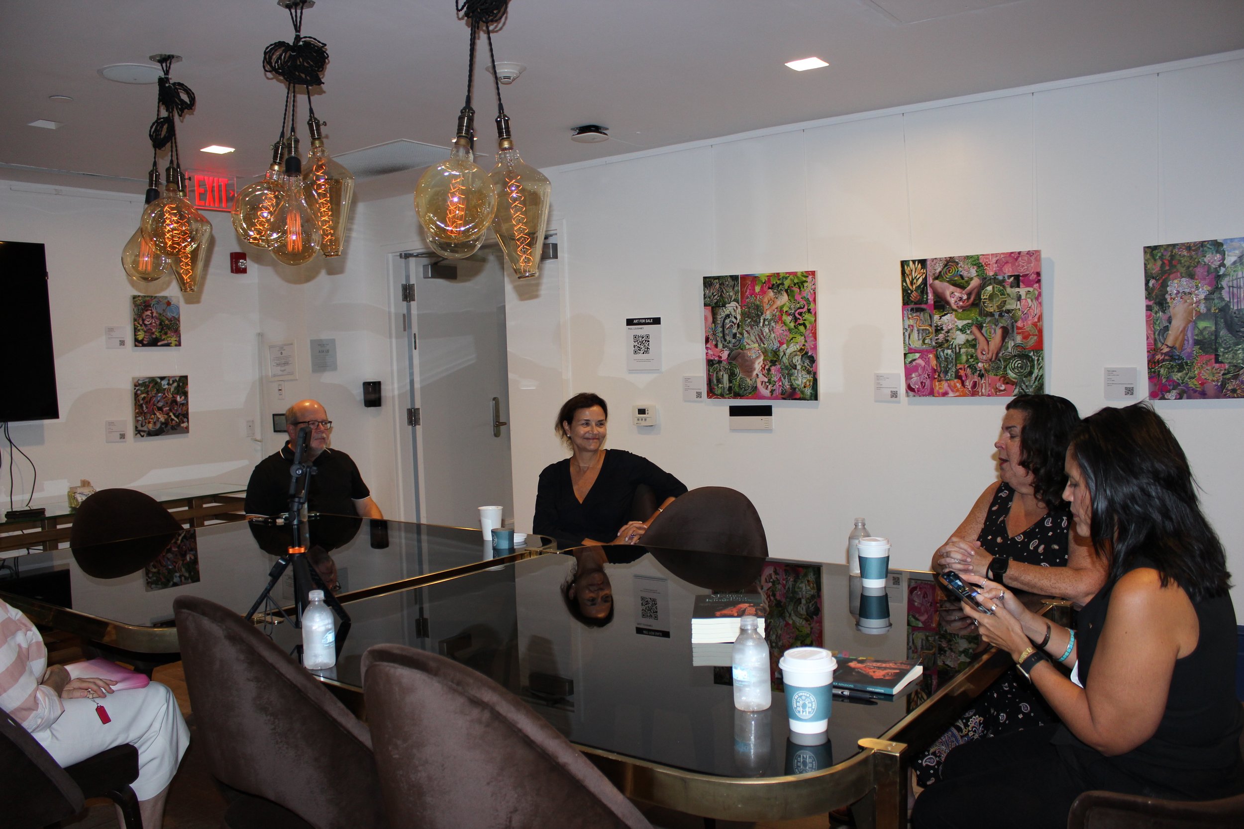 Cafecito with Caridad and Kai, at The Betsy Hotel, Miami Beach, FL August 2024