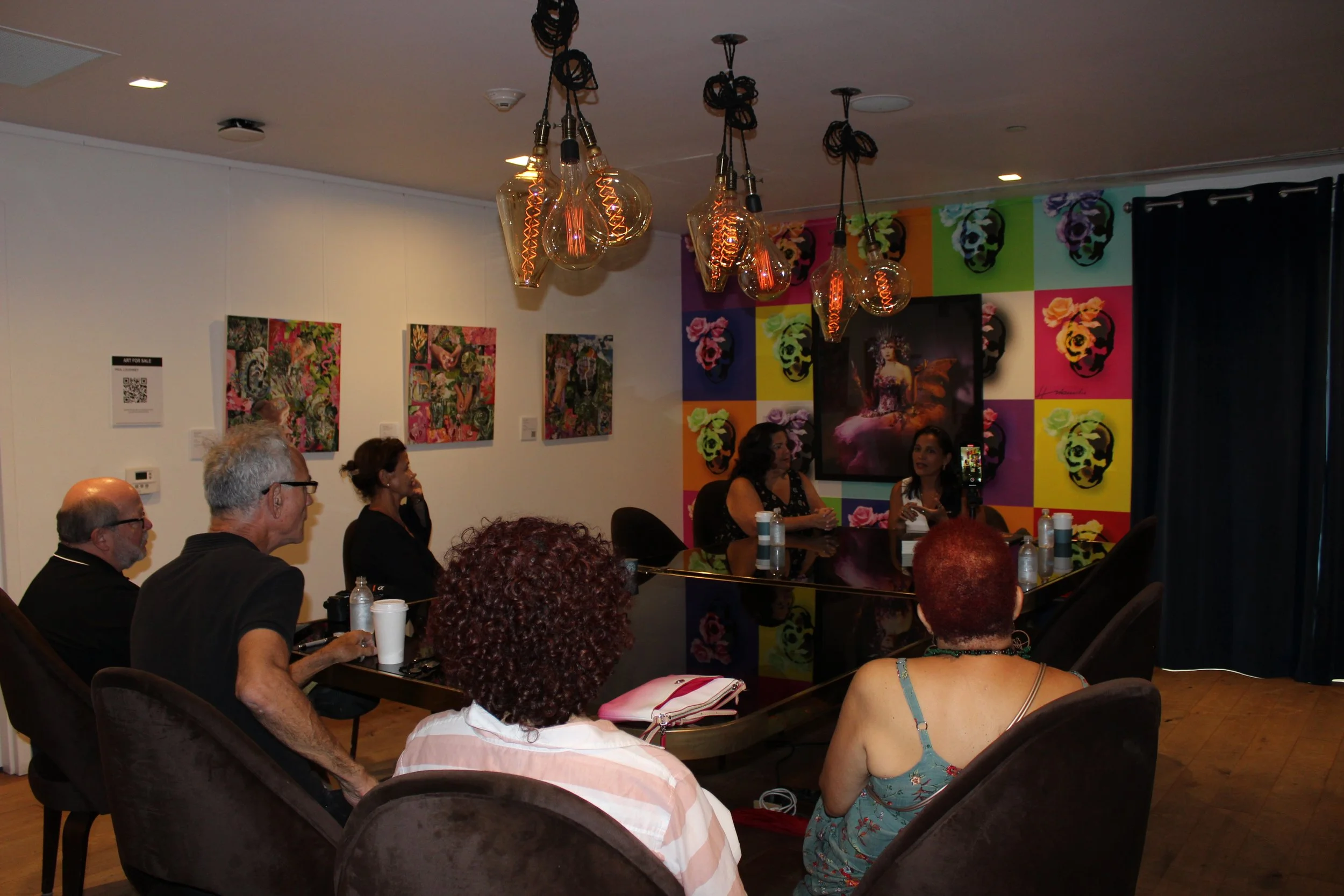 Cafecito with Caridad and Kai, at The Betsy Hotel, Miami Beach, FL August 2024