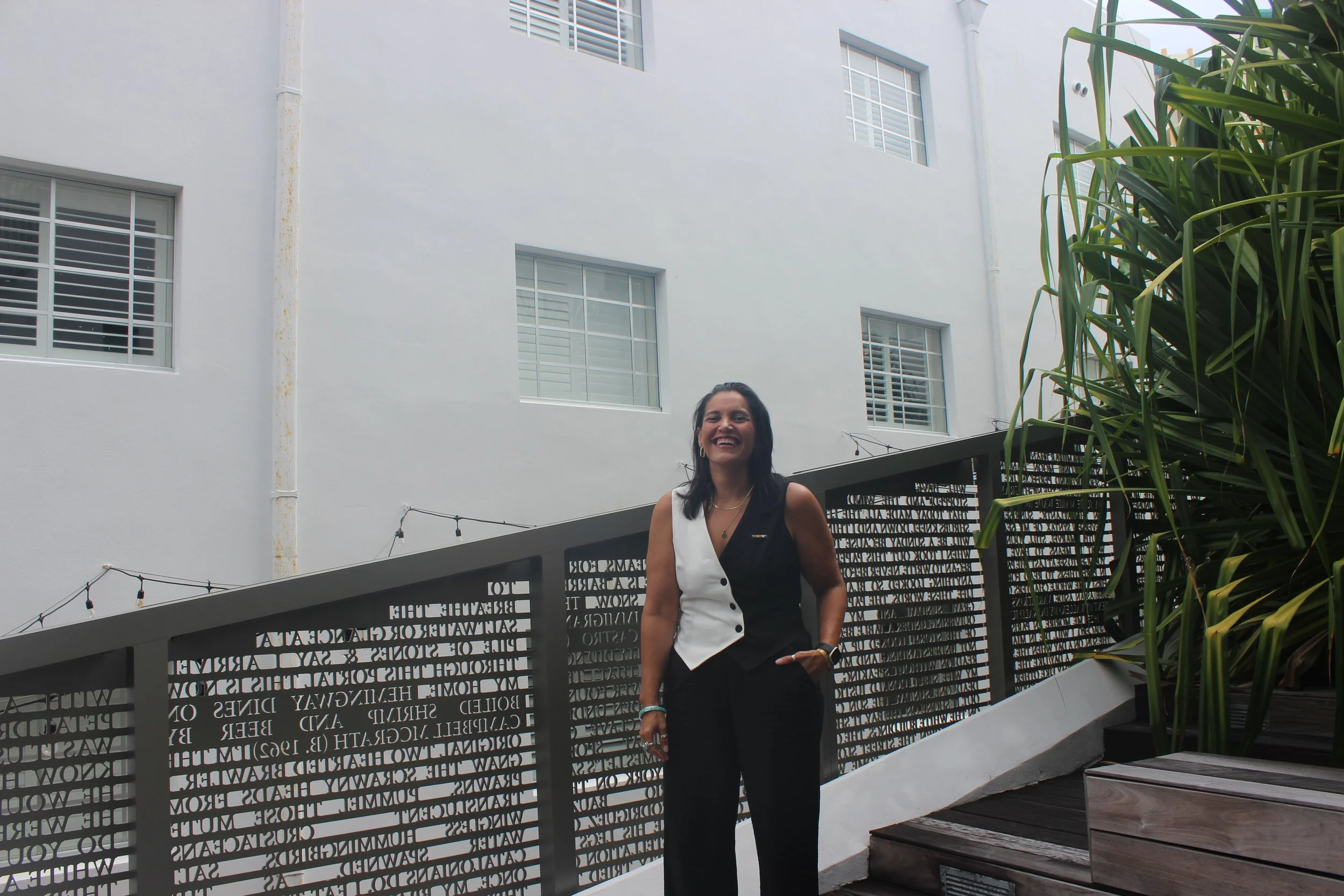 Cafecito with Caridad and Kai, at The Betsy Hotel, Miami Beach, FL August 2024