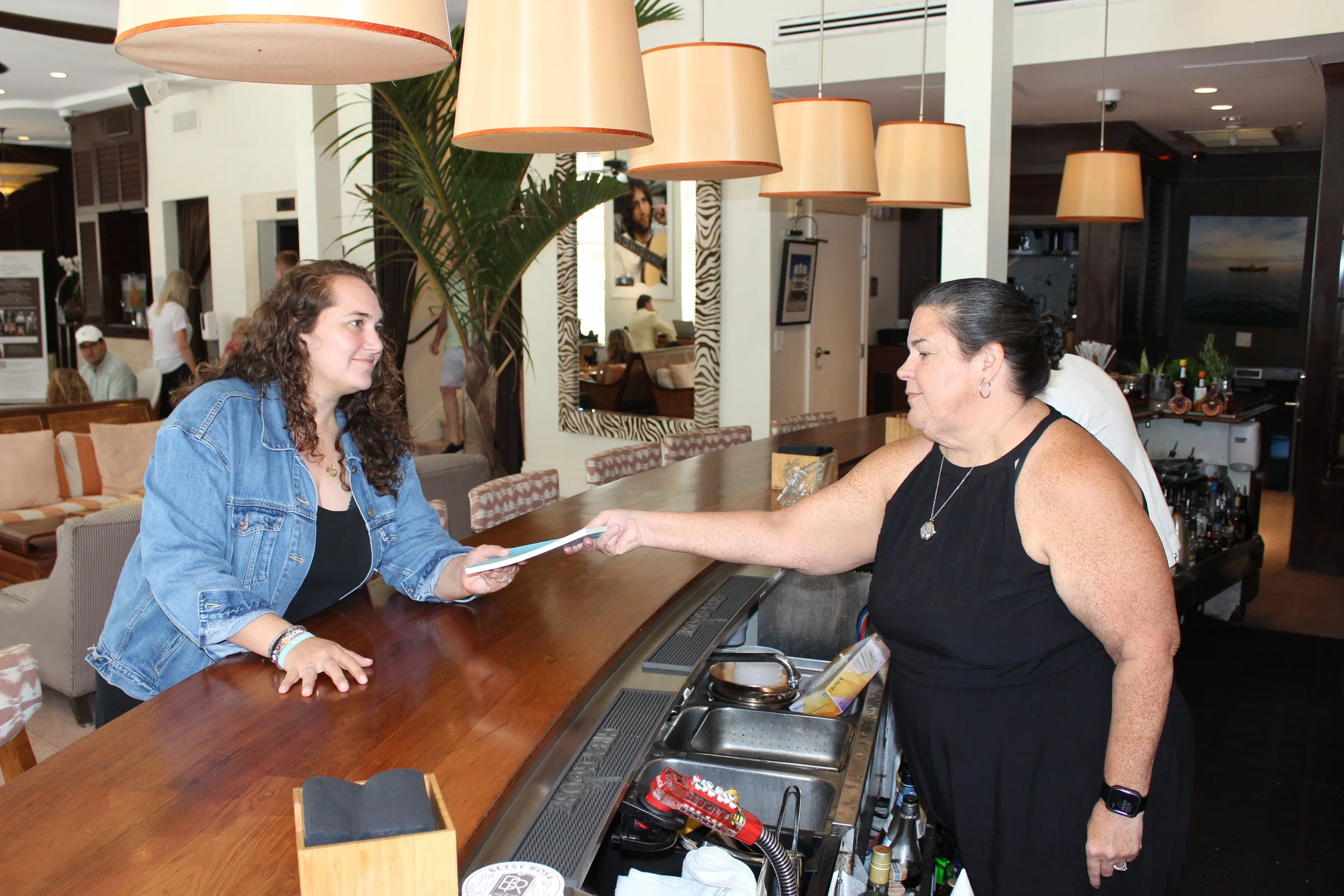 Mary Block, Writer in Residence at The Betsy Writer's Room, August, 2024, Miami Beach FL