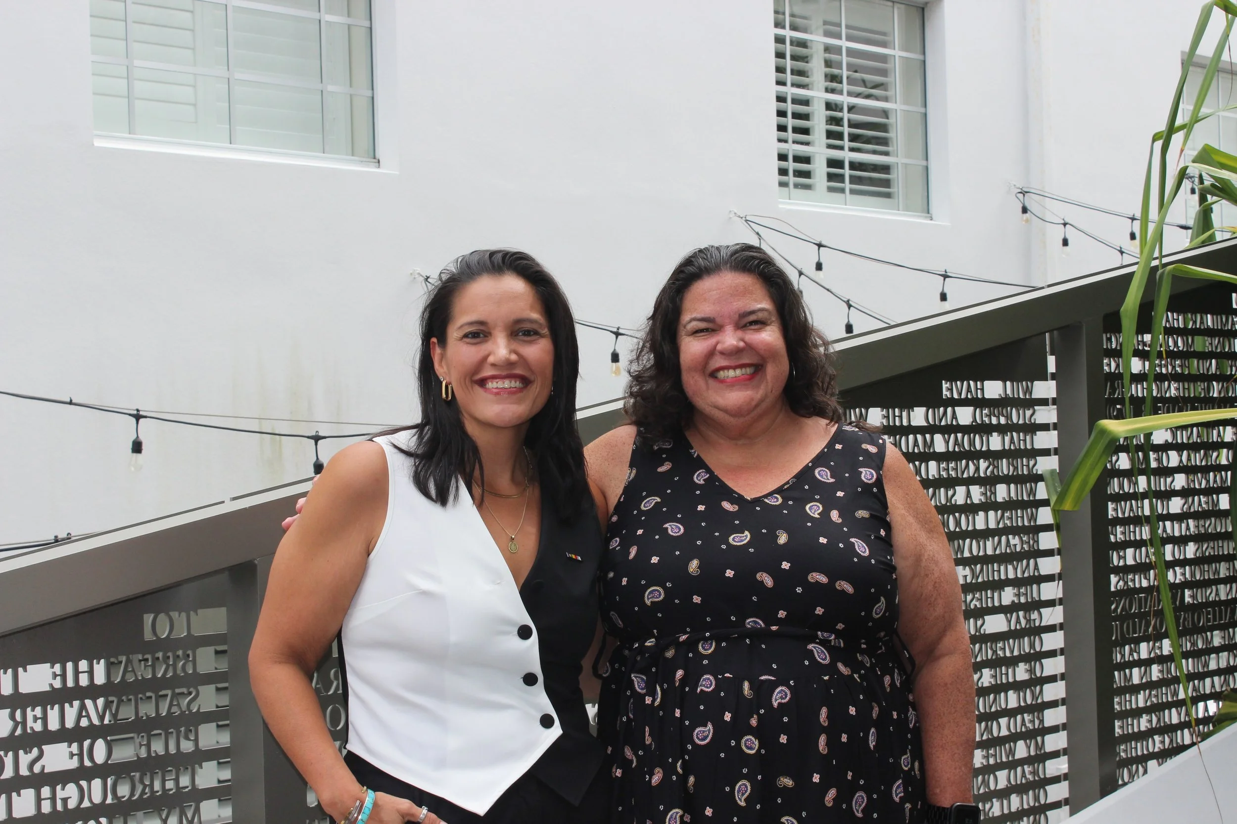 Cafecito with Caridad and Kai, at The Betsy Hotel, Miami Beach, FL August 2024