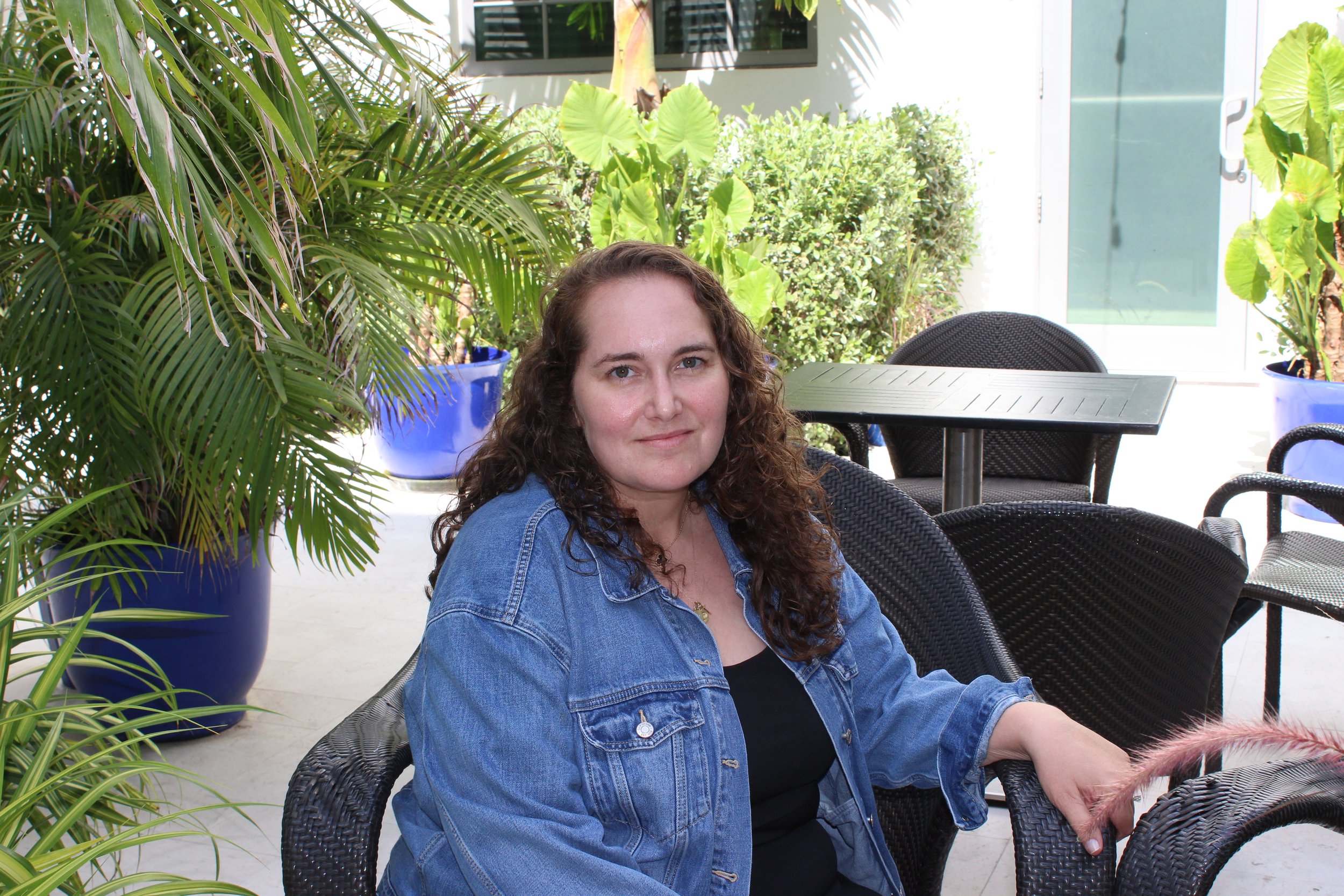 Mary Block, Writer in Residence at The Betsy Writer's Room, August, 2024, Miami Beach FL