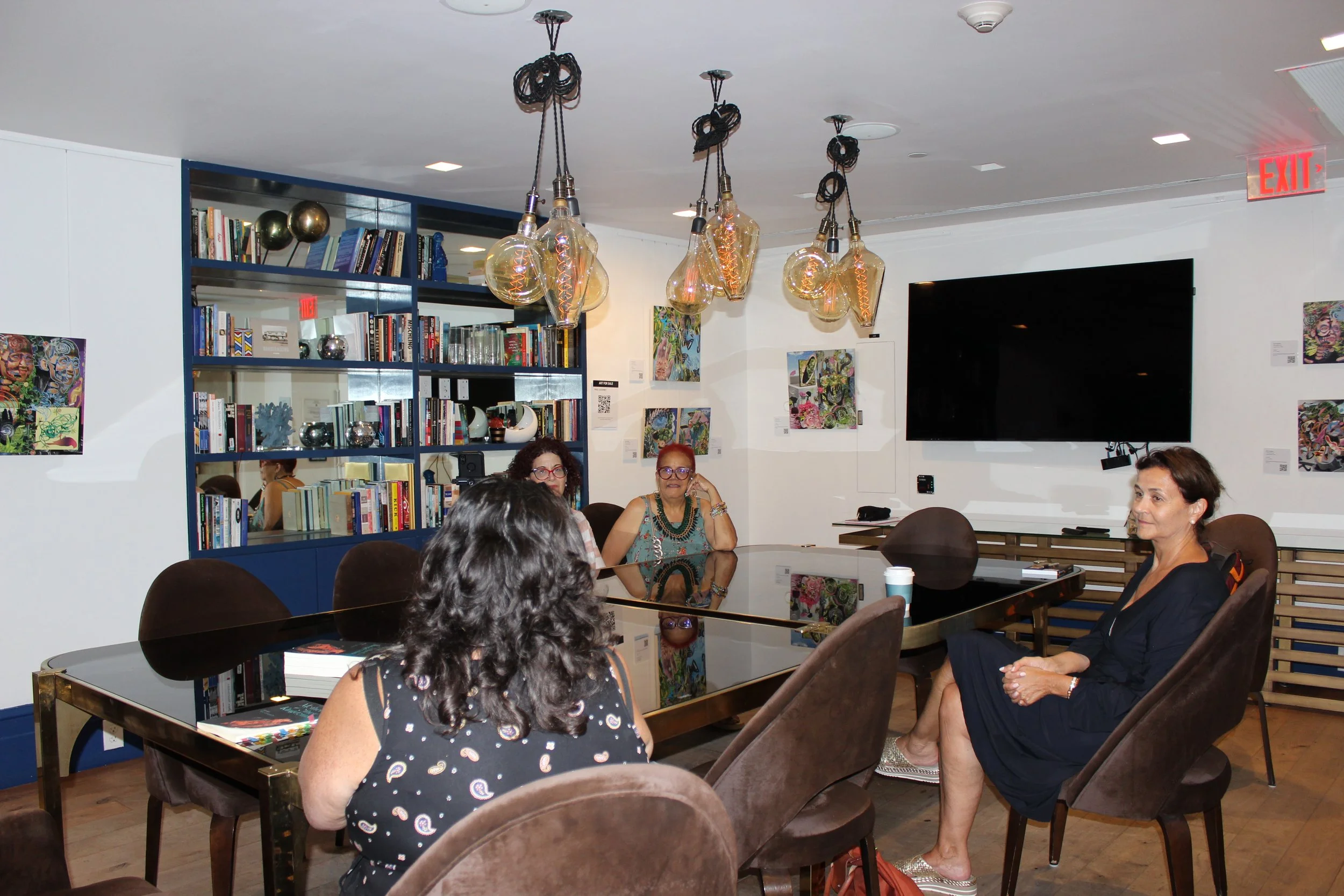 Cafecito with Caridad and Kai, at The Betsy Hotel, Miami Beach, FL August 2024
