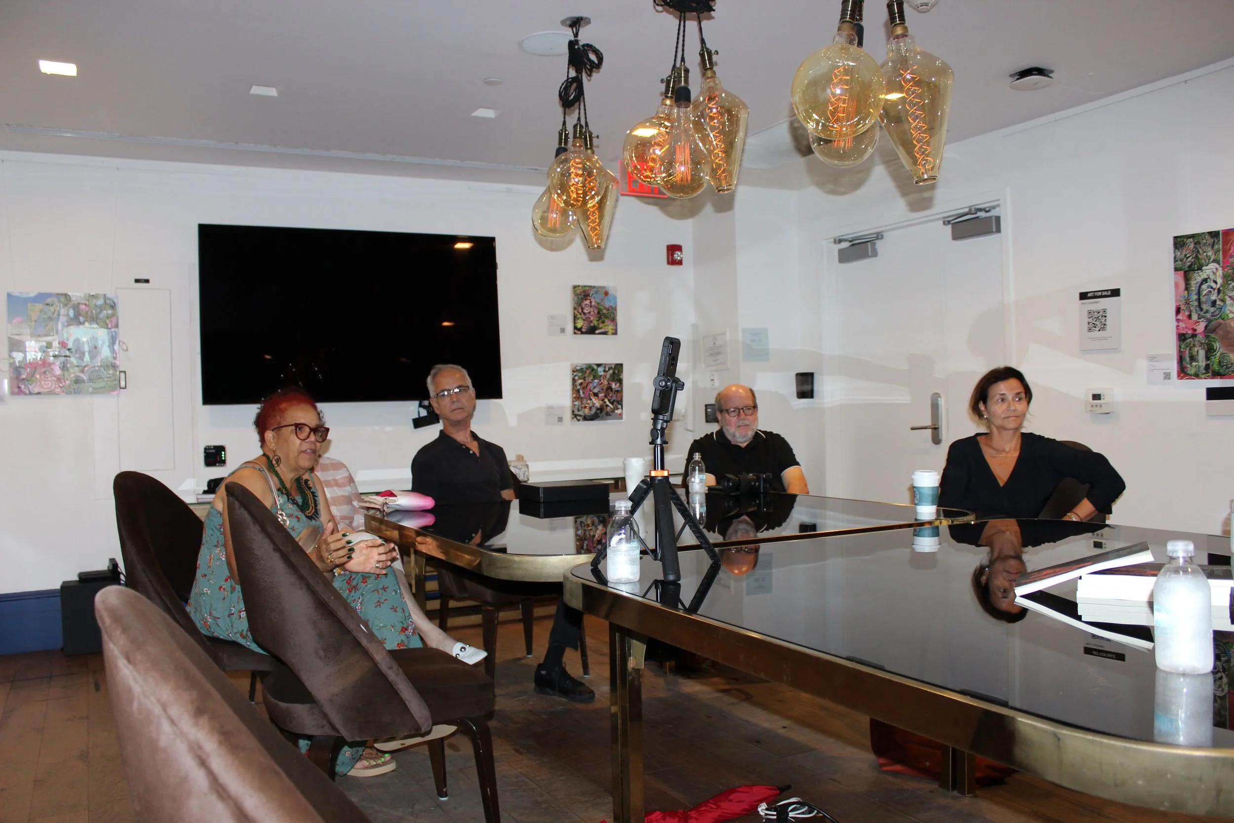 Cafecito with Caridad and Kai, at The Betsy Hotel, Miami Beach, FL August 2024