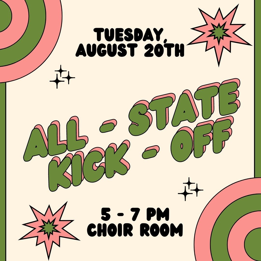 Next Tuesday! Come get nitty gritty into the All-State music with us!
