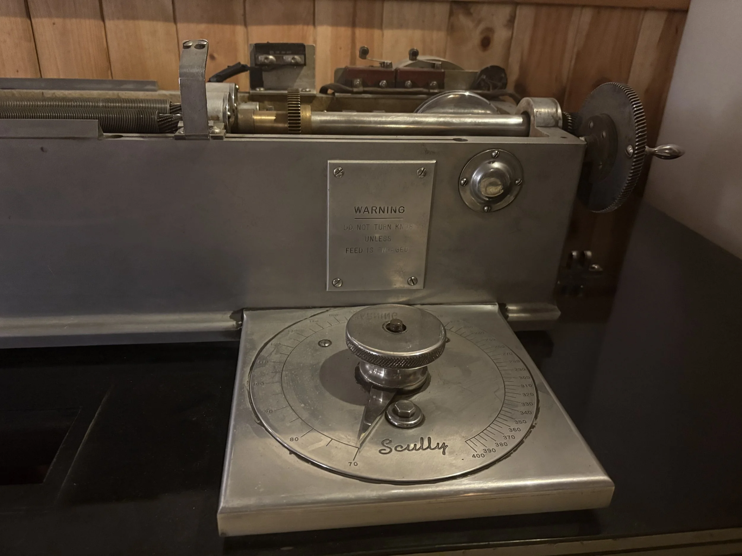 Damián Schwartz’s Scully vinyl lathe