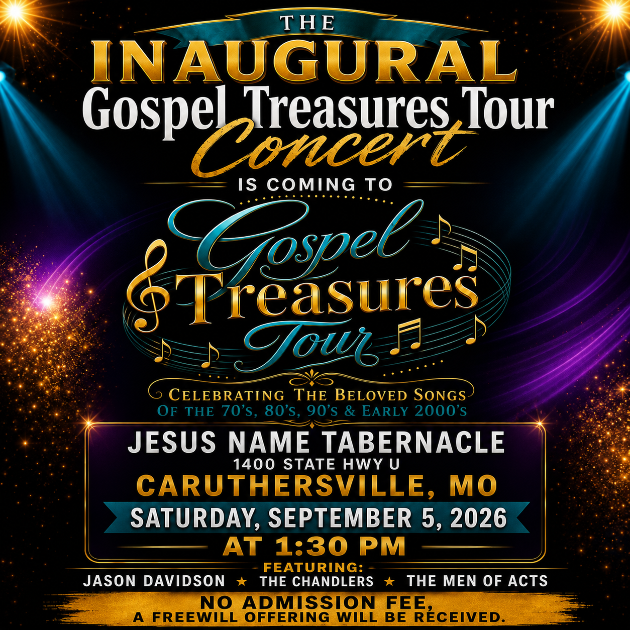 Inaugural Gospel Treasures Tour (MO)