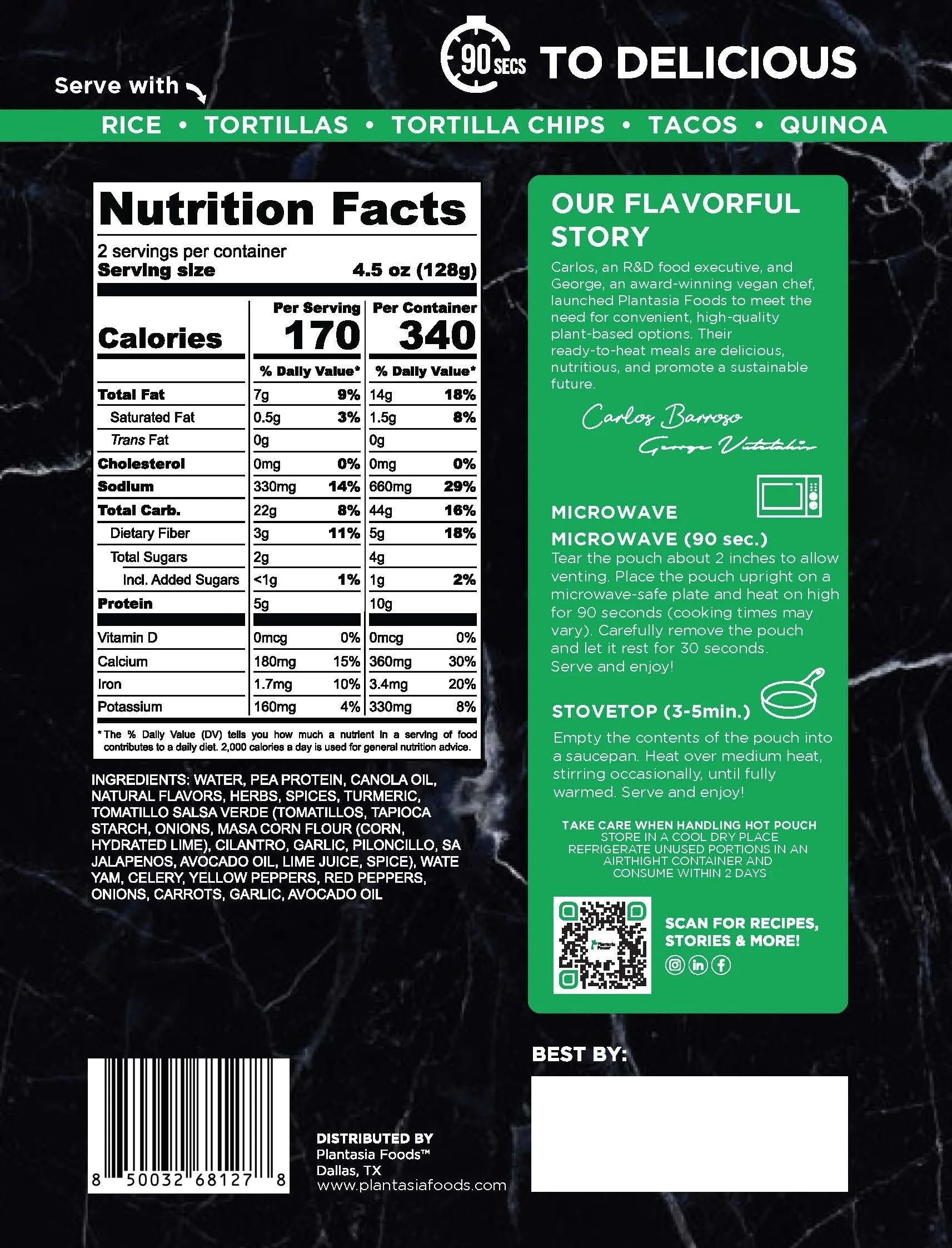 Plantasia Foods -  Enchilada Chick'n 022425 Back of Box.jpeg.jpg